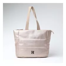 Cartera Hombro Salerno Dorado De Eco Cuero Humana