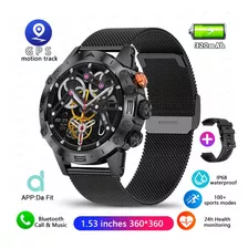 Smartwatch Masculino Esportivo Militar À Prova D'água Blueto