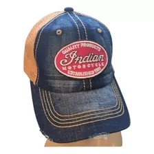 Gorra Indian Motorcycle Vintaged Original - A Pedido_exkarg