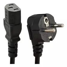 Cable De Corriente Schuko Pc Computadora Monitores Fuentes