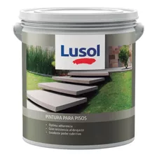 Lusol Pintura Para Pisos Alta Resistencia X 1 L Gris Plomo