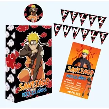 Combo De Cumpleaños Para 20 Chicos De Naruto