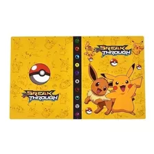 Album Protector Para Cartas Pokemon Diseño Pikachu Eevee