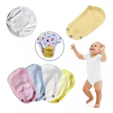 Pack 4 Extensores Algodón Para Bodys Bebé Universal