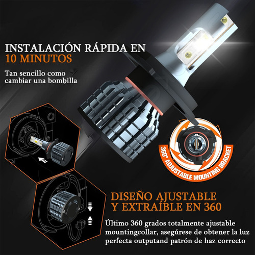 15000lm Kits Faros Led Y Antiniebla Para Serie Chevrolet Foto 4