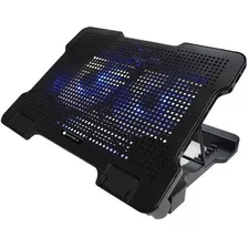 Cooler Para Laptop Antryx Xtreme Air N300 Hasta 15.6'' Negro Color Del Led Azul