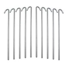 Tent Stakes Heavy Duty Metal, Galvanized Rust-free Yard Stak