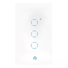 Interruptor Inteligente 3 Botões Touch Wi-fi App Alexa Vidro