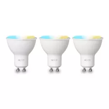 Foco Bombilla Led Inteligente Smart Wifi Nexxt 4w 3pack Mr16