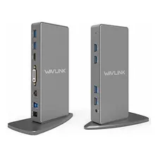 Estación De Acoplamiento Universal Wavlink Usb 3.0, Adaptado