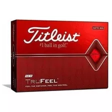 Pelotas De Golf Titleist Trufeel, Rojo Mate, (una Docena)