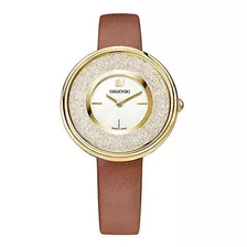 Reloj Swarovski Crystalline Pure Brown Para Mujer 5275040