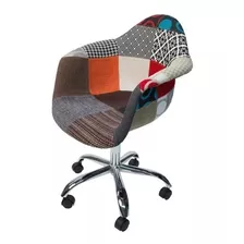 Sillon Silla Patchwork Daw Eames Giratoria - Alto Impacto