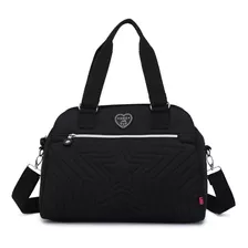 Bolsa Feminina Kika Tactel Ombros Transversal