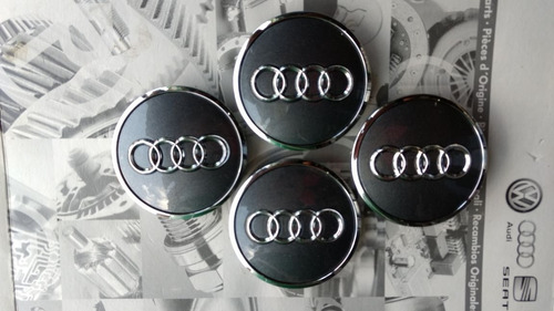 Centros De Rin Audi 100% Originales 60mm Q5 Q3 Q6 Tt A3 A4 Foto 4