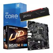 Combo Actualizacion Pc Intel I5 11400f + 8gb Rgb + Mother