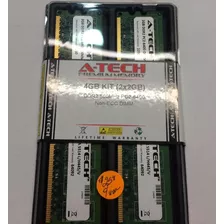 Kit Memoria Ram A-tech 4gb (2x2gb) Ddr2 880mhz Pc2-6400