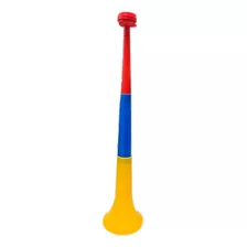 Vuvuzela Corneta Fútbol 56cm Grd Plegable Tricolor Colombia