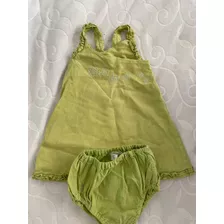 Vestido Bebé Advanced Talle M (4/5 Meses) C/bombachudo Impec