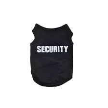 Roupa Segurança - Security - Para Cachorro Ou Gato