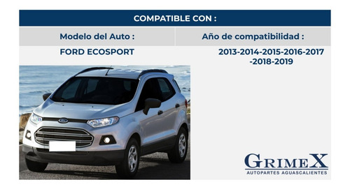 Espejo Ecosport 2013-2014-15-16-17-2018-2019 Electrico Ore Foto 3