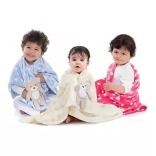 Manta Soft Bichinhos Bebê Infantil Cobertor Anti-alérgico.