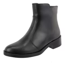 Bota Em Couro Cano Curto Feminina Lançamento Tellini Store