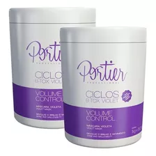 Kit 02 Máscara Btx Matizador Ciclos Portier 1kg