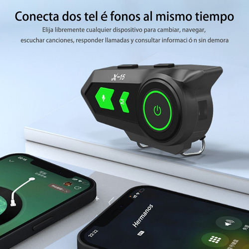 Audfonos Para Casco De Motos Bluetooth Impermeables  Foto 9