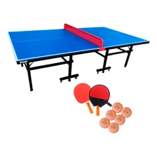 Mesa Ping Pong Exterior Interior Plegable C/ruedas N1 El Rey