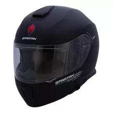 Casco Abatible Spartan Gecko Sv Solid - Omi Color Negro Mate Tamaño Del Casco M