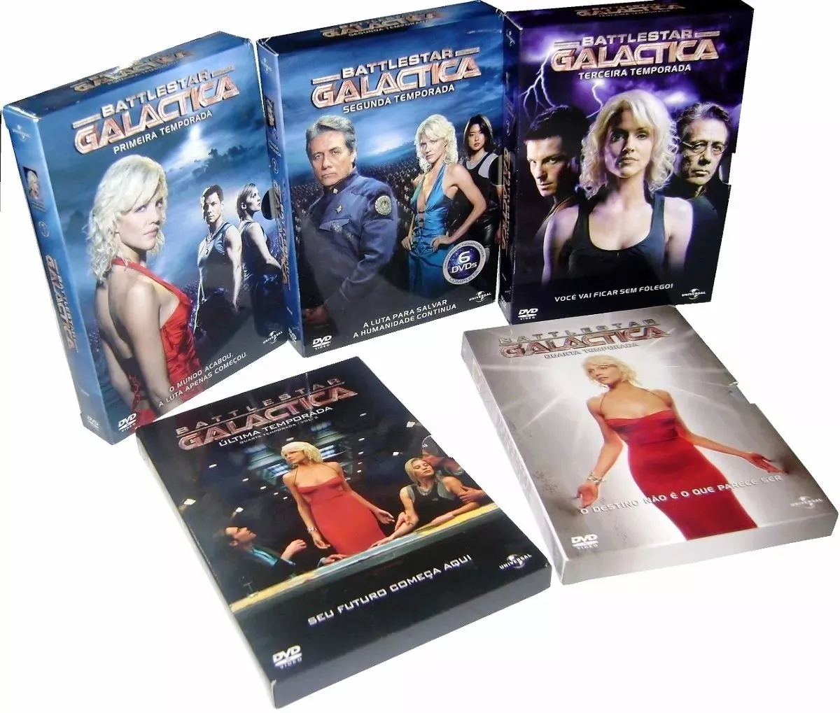 Bk9288 Battlestar Galactica Série Completa 24 Dvds Com Luvas