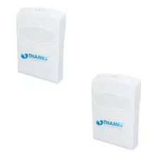 Dispenser Para Papel Cubre Inodoros Pvc Blanco X Unidad