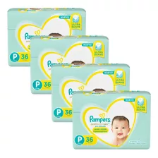 4 Packs Pañales Pampers Premium Care P X 36 Unidades