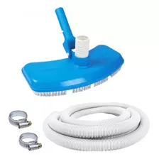 Aspirador Para Piscina Com Escova Sem Cabo + Mangueira 10 M