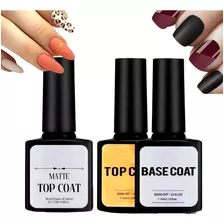 1pz Base Coat/ Top Coat/ Top Matte Esmalte Semipermanente F Color Removedor