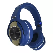 Fone De Ouvido Bluetooth Basike Fon6689 Cor Azul