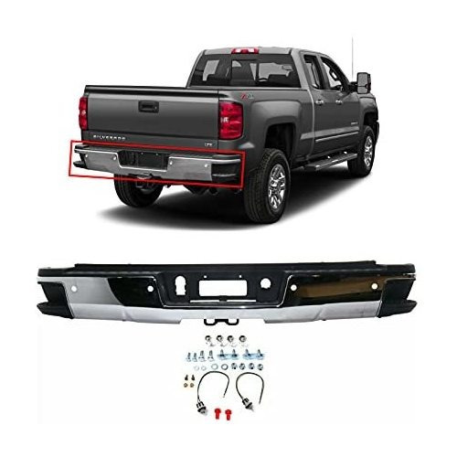 Foto de Defensa Trasera Cromada Chevy Silverado Gmc Sierra