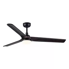 Ventilador Techo Madera Oscura 530b Cont Remoto Cuo 3 Laft