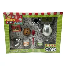 Set Juego De Cocina Mate Infantil De Juguete Niños Nenas Color Aluminio