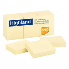 Highland 6539 Notas Autoadhesivas, 1-3/8 X 1-7/8 Pulgadas, A