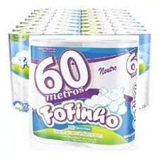 Papel Higiênico Fofinho 64 Rolos 60m Branquinho Super Macio