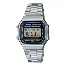 Reloj Casio Vintage A168wa-1w Agente Oficial