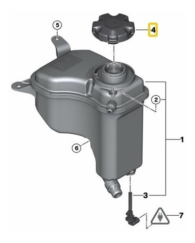 Tapon Deposito Anticongelante Bmw 120i 135i 320i 323i 325i Foto 4