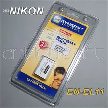 A64 Bateria En-el11 Nikon Li-60b Olympus D-li78 Pentax Ricoh