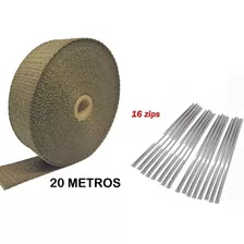 Fita Térmica Termotape Titanium 20 Metros + 16 Zip Tie