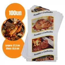 Embalagem Saco Térmico Para Frango Assado C/ 100un