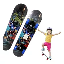Tabla Patineta Vengadores Mini Skate Infantil Niños