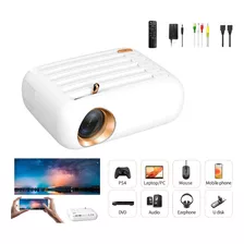 Proyector Portátil V1 1080p 5500lumin Hdmi Full Hd Wifi