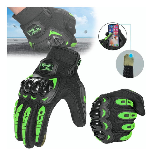 Guantes Protección Para Moto Pantalla Táctil Antideslizante